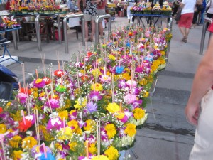 Flower Floats for Loy Krathong