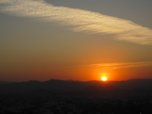Sunset Over Udaipur