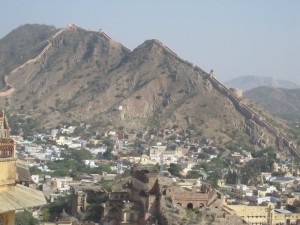 Wall Around Amber Fort