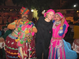 Posing With The Dancers