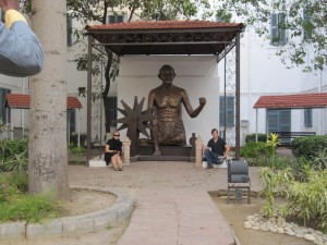 Statue At His Last Home