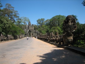 Entry to Angkor Tomb