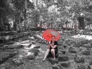 Beauty at Angkor Tomb