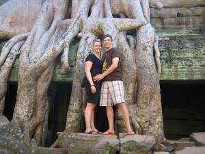Kitty and the Germ at Ta Phrom