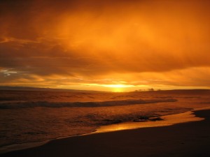 Sunset At Wilderness Beach
